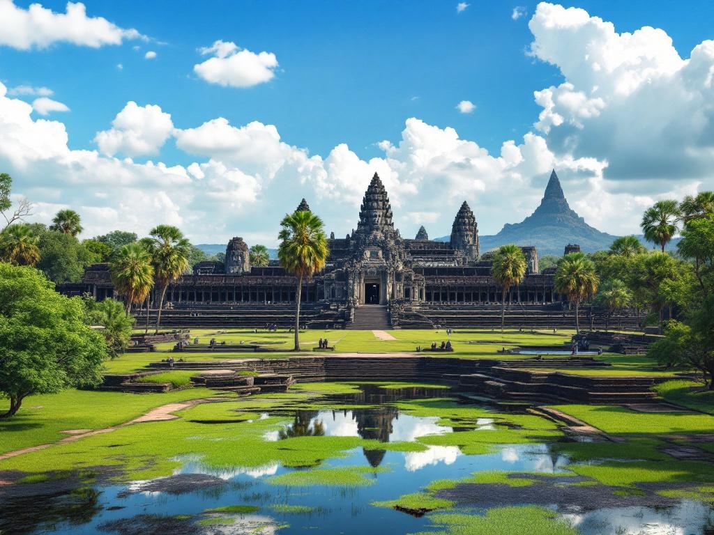 Exploring Angkor Thom in Cambodia